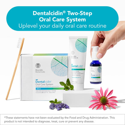Biocidin Dentalcidin Fluoride Free Teeth Whitening Toothpaste for Adults - Plant-Based Toothpaste - Promote a Healthy Oral Microbiome, Remove Biofilm Plaque (3 Oz) Bio-Botanical ResearchUS supplements