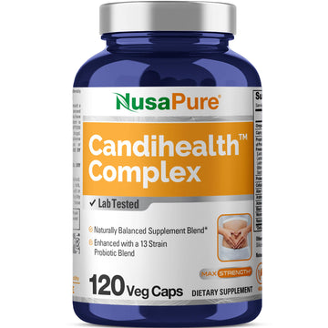 NusaPure CandiHealth Complex (Non-GMO, Vegan) 120 Veggie Capsules NusaPureAu supplements