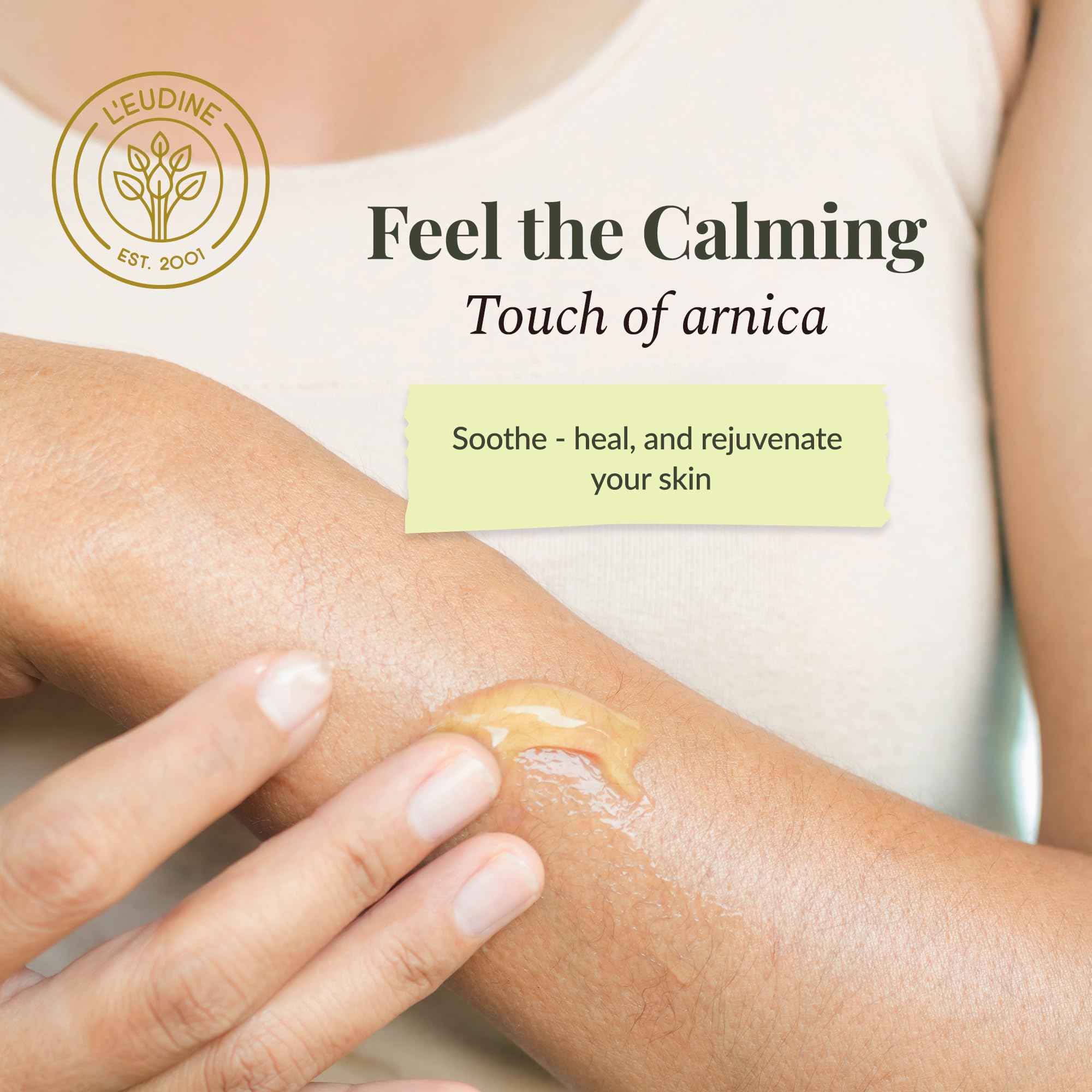 L’EUDINE Arnica Gel – Pack of 3 – Extra Strength for Bruise Relief, Wonder-Plant for Treating Muscle Soreness, Bruising, and Swelling - Fast Absorbing, Natural Formula L'eudineAu supplements