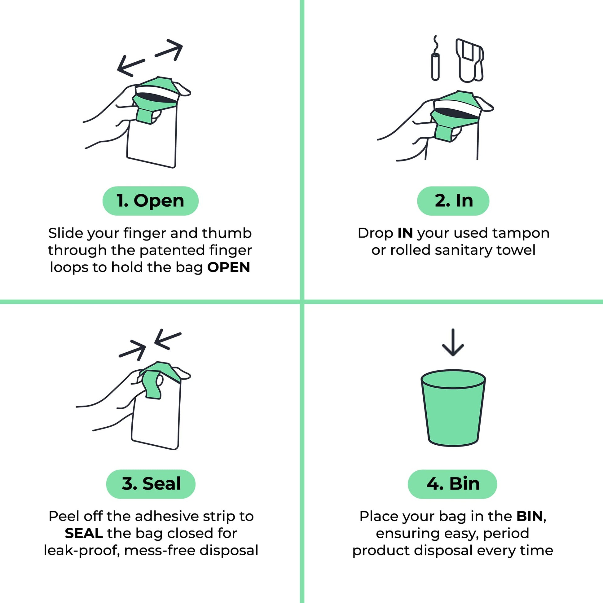 Fab Little Bag Starter Plus Pack - 45 Sanitary Disposal Bags Plus Recyclable Refill Pack Fab Little BagAu supplements