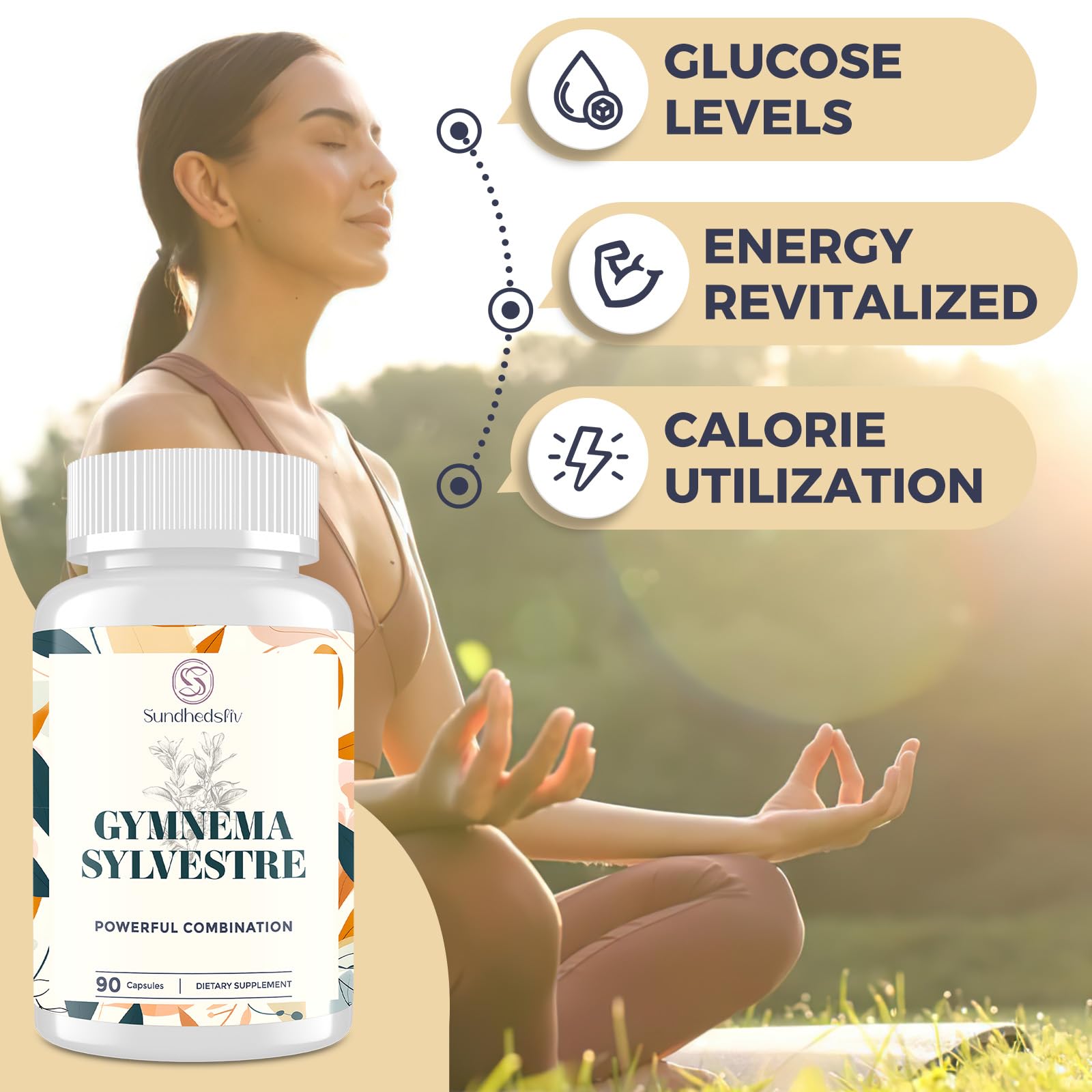 Sundhedsliv 16 in 1 Blxxd Sugr Effective Gymnema Sylvestre Supplement 2100MG | with Berberine, Cinnamon, Bitter Melon | Vitamins, Magnesium & Chromium | 2Pack SundhedslivAu supplements