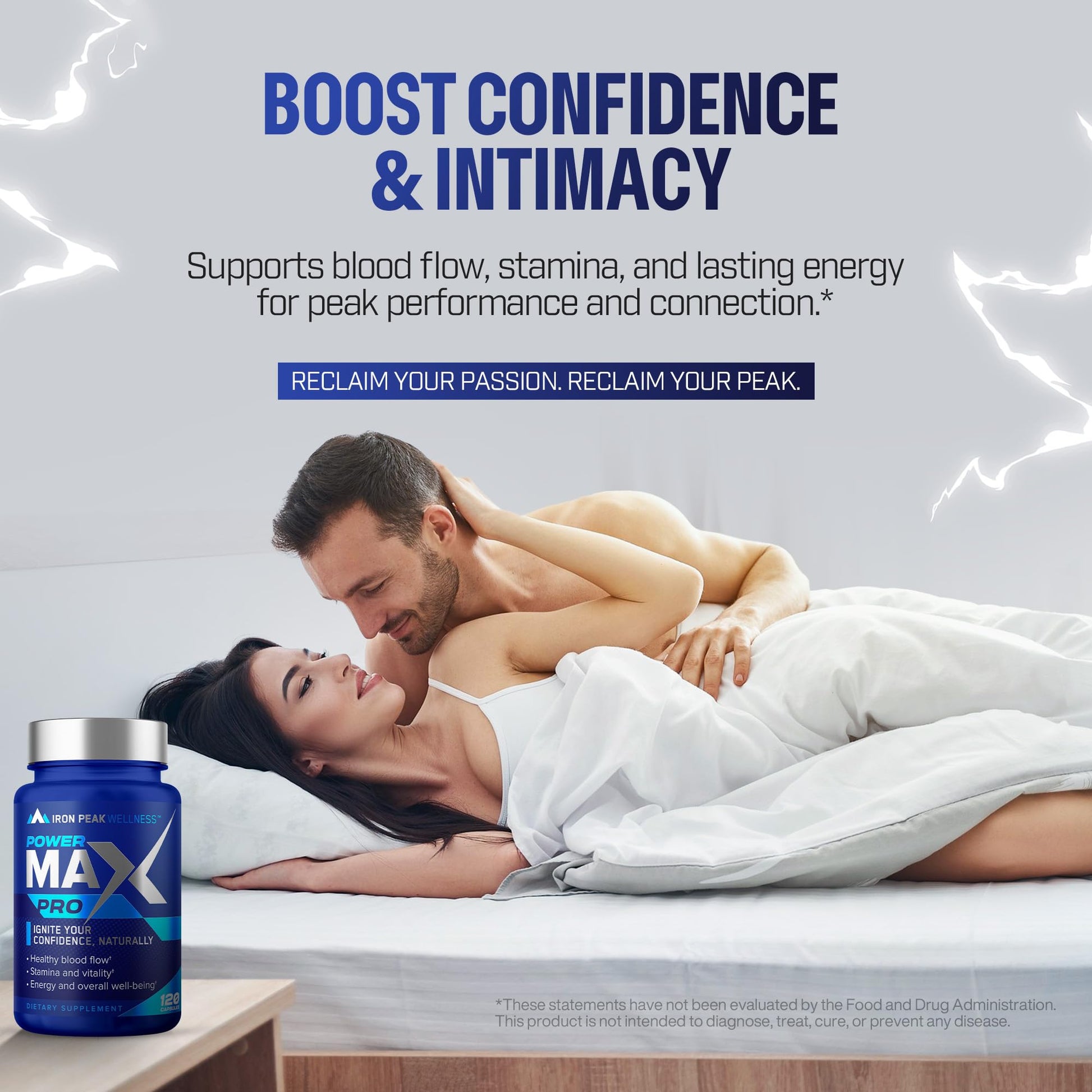 Testosterone Booster Pills for Men - Male Enhancing Supplement - Fast Acting Blood Flow, Muscle Growth, Strength, Energy, Libido, Endurance, Workout - Natural Performance Test Boost - 60 Day Serving IronPeak WellnessAu supplements