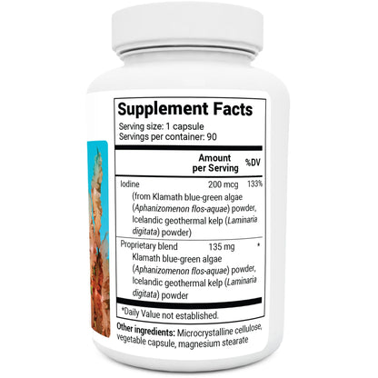Dr. Berg's Sea Kelp Enhanced - Pure Healthy Thyroid Support Natural Antioxidants Dr. Berg NutritionalsUS supplements