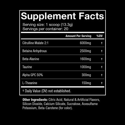 THE CURSE! JNX Sports Non-Stim Pumps Pre-Workout Supplement - Maximum Power THE CURSE!US supplements