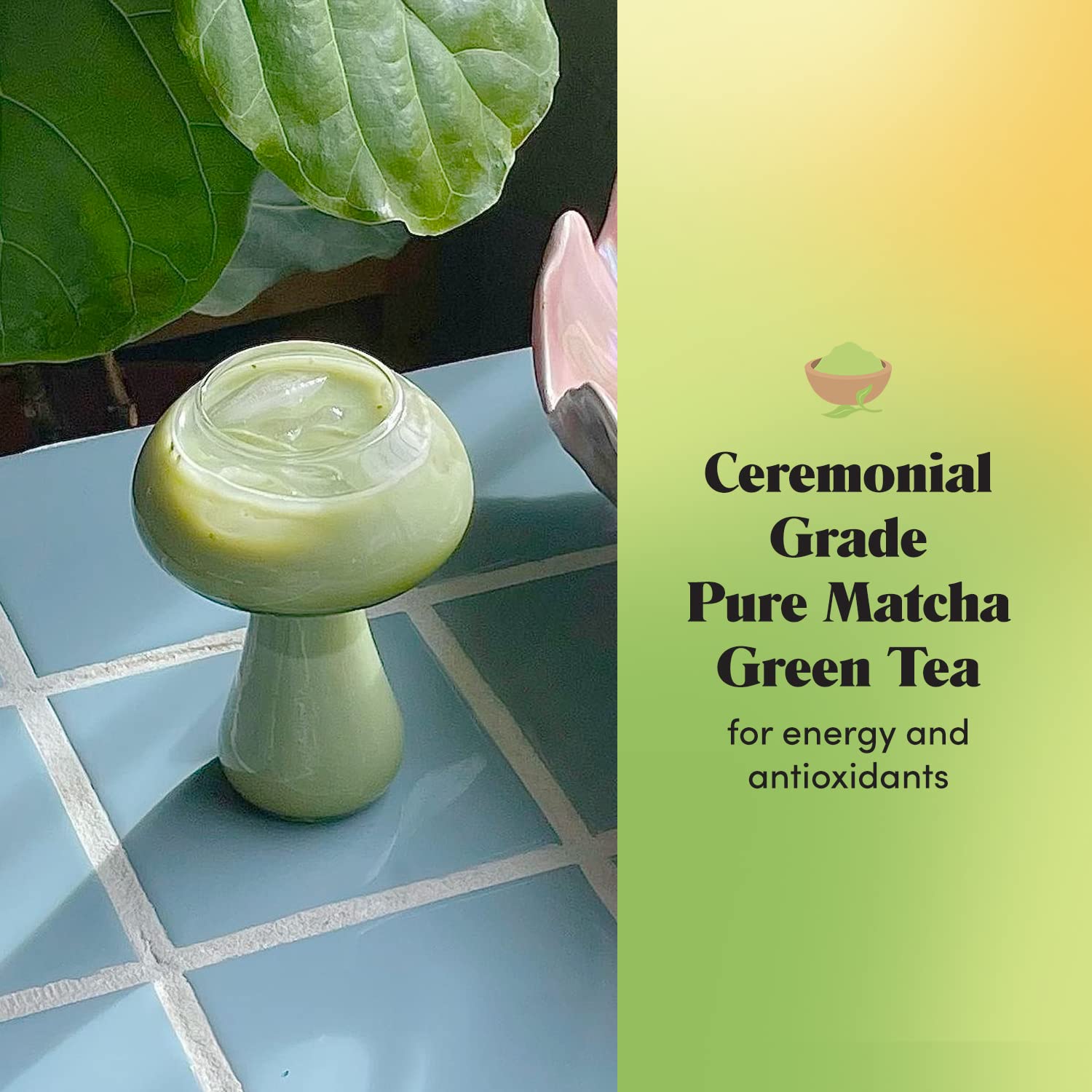 GOLDE - Pure Matcha - Ceremonial Grade Matcha Powder - Green Tea Superfood w/L-Theanine & Antioxidants - 60mg Caffeine - Jitter Free Energy - 100g Pouch GOLDEAu supplements