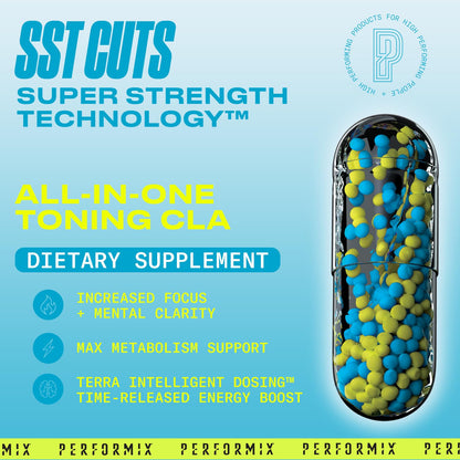 PERFORMIX - SST Cuts - Thermogenic with CLA - Energy, Focus & Mood PERFORMIXUS supplements