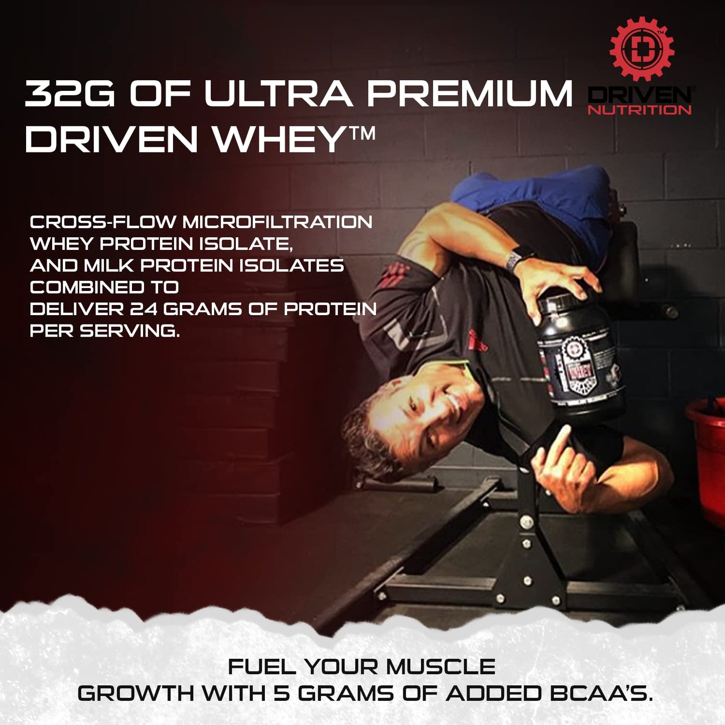 Driven WHEY- Grass Fed Whey Protein Powder: Delicious, Clean Protein Shake- Improve Driven NutritionUS supplements