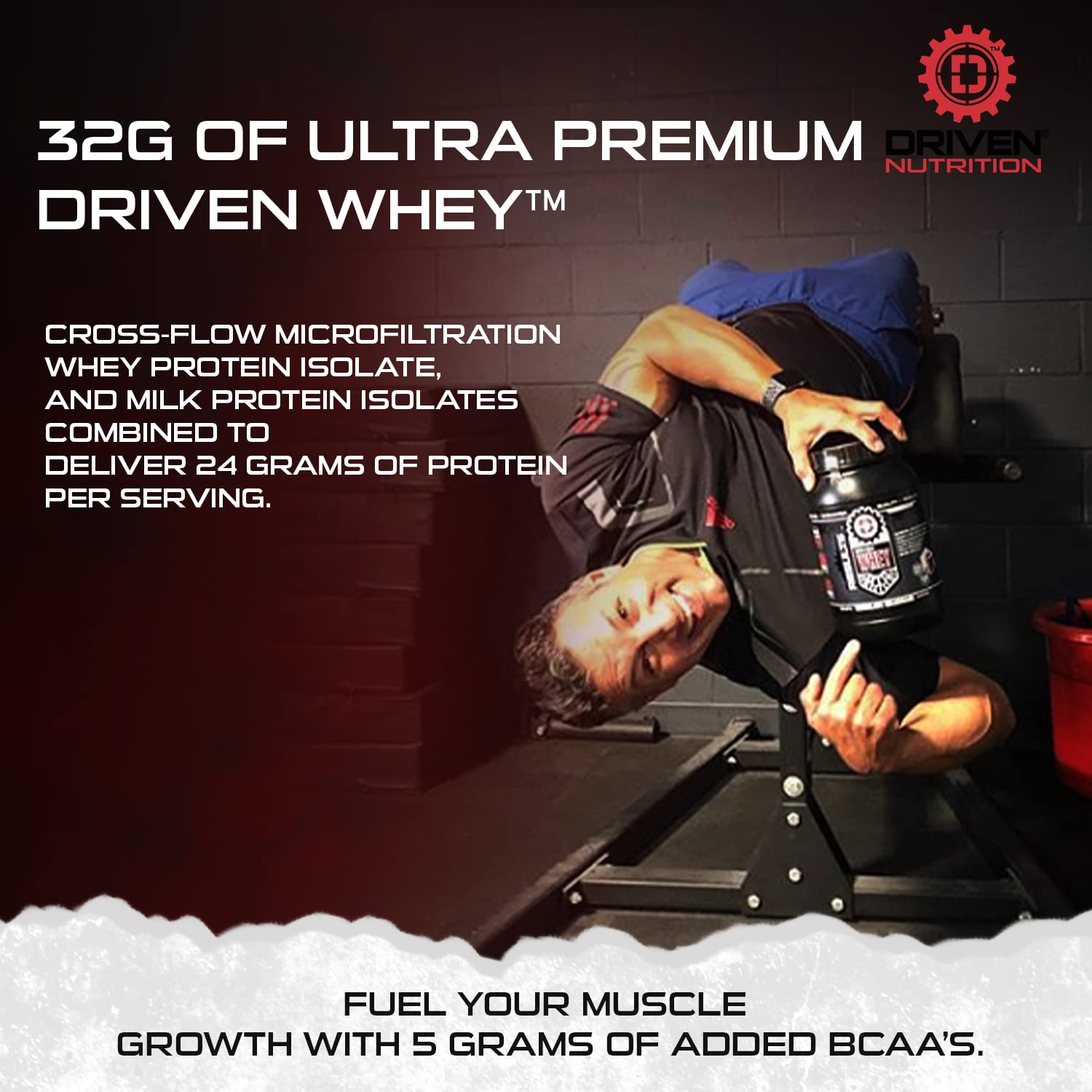 Driven WHEY- Grass Fed Whey Protein Powder: Delicious, Clean Protein Shake- Improve Driven NutritionUS supplements