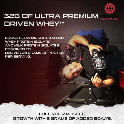 Driven WHEY- Grass Fed Whey Protein Powder: Delicious, Clean Protein Shake Driven NutritionUS supplements