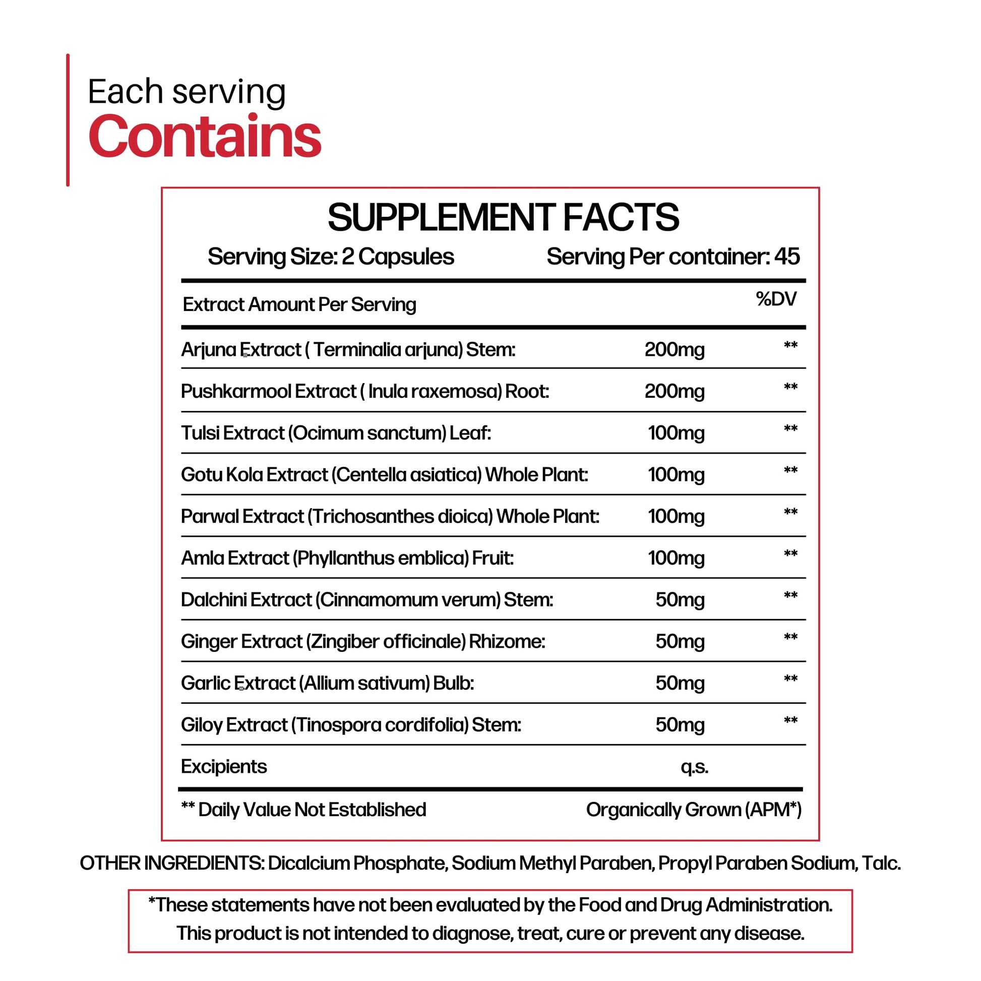 Cureayu Heart Tone Capsules | Natural Heart Health Supplement | Supports Healthy Cholesterol & Triglycerides Levels | with Arjuna, Pushkarmool + 8 Other Herbs | 90 Capsules CureayuAu supplements