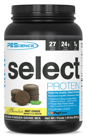 Select Protein Chocolate Mint Cookie 27 PEScienceAu supplements