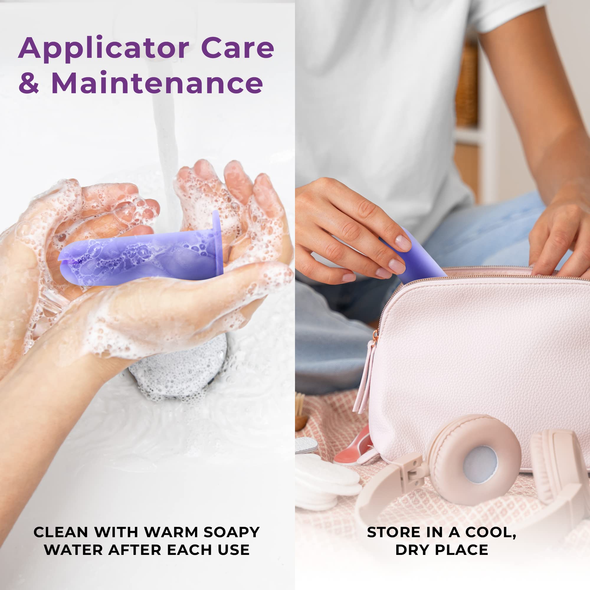 Ecoblossom Menstrual Cup Applicator Tool - Comfortable & Easy Insertion - Compatible EcoBlossomAu supplements