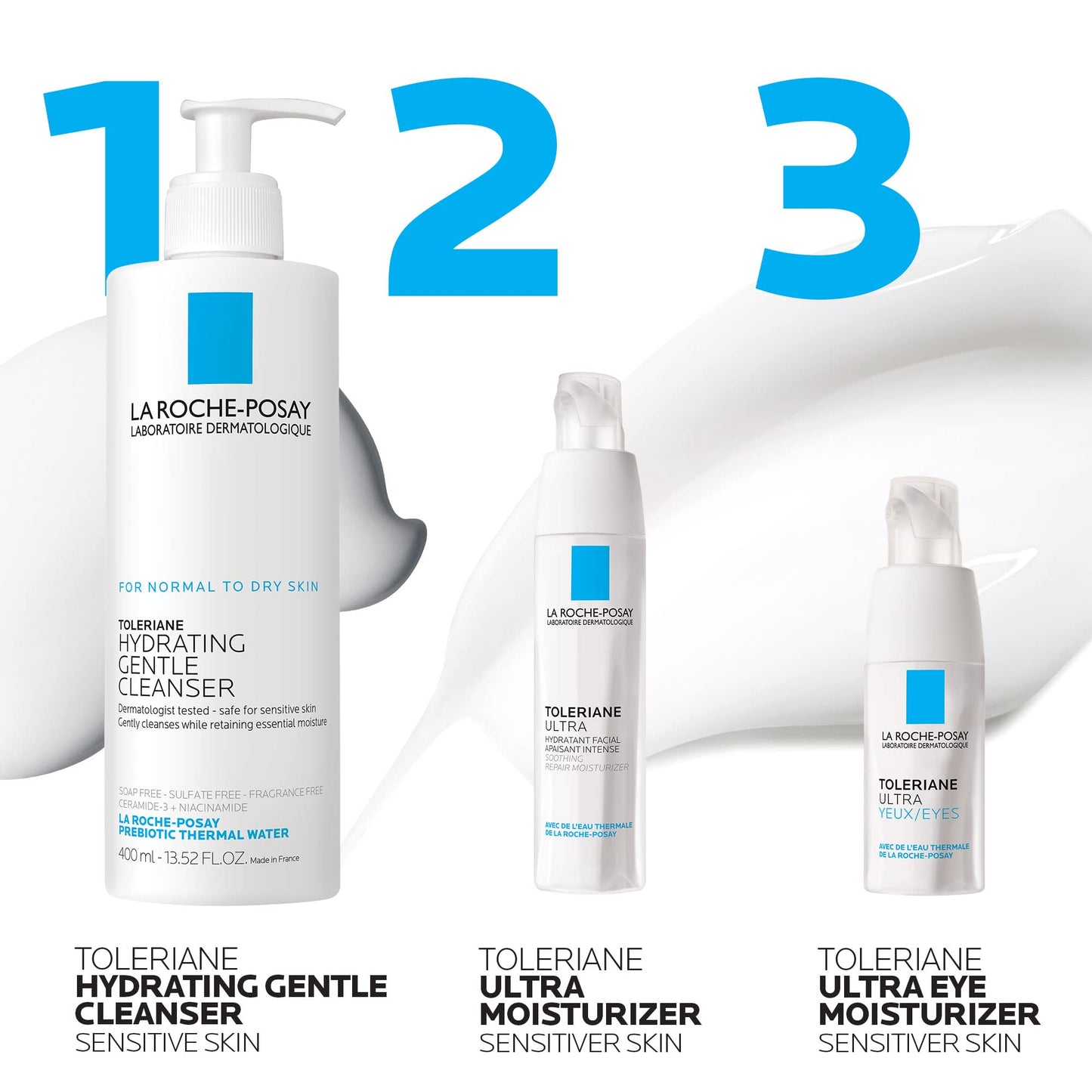 La Roche-Posay Toleriane Dermallergo Eye Cream Soothing Repair Moisturizer, Soothes and Comforts Sensitive Skin La Roche-PosayUS supplements