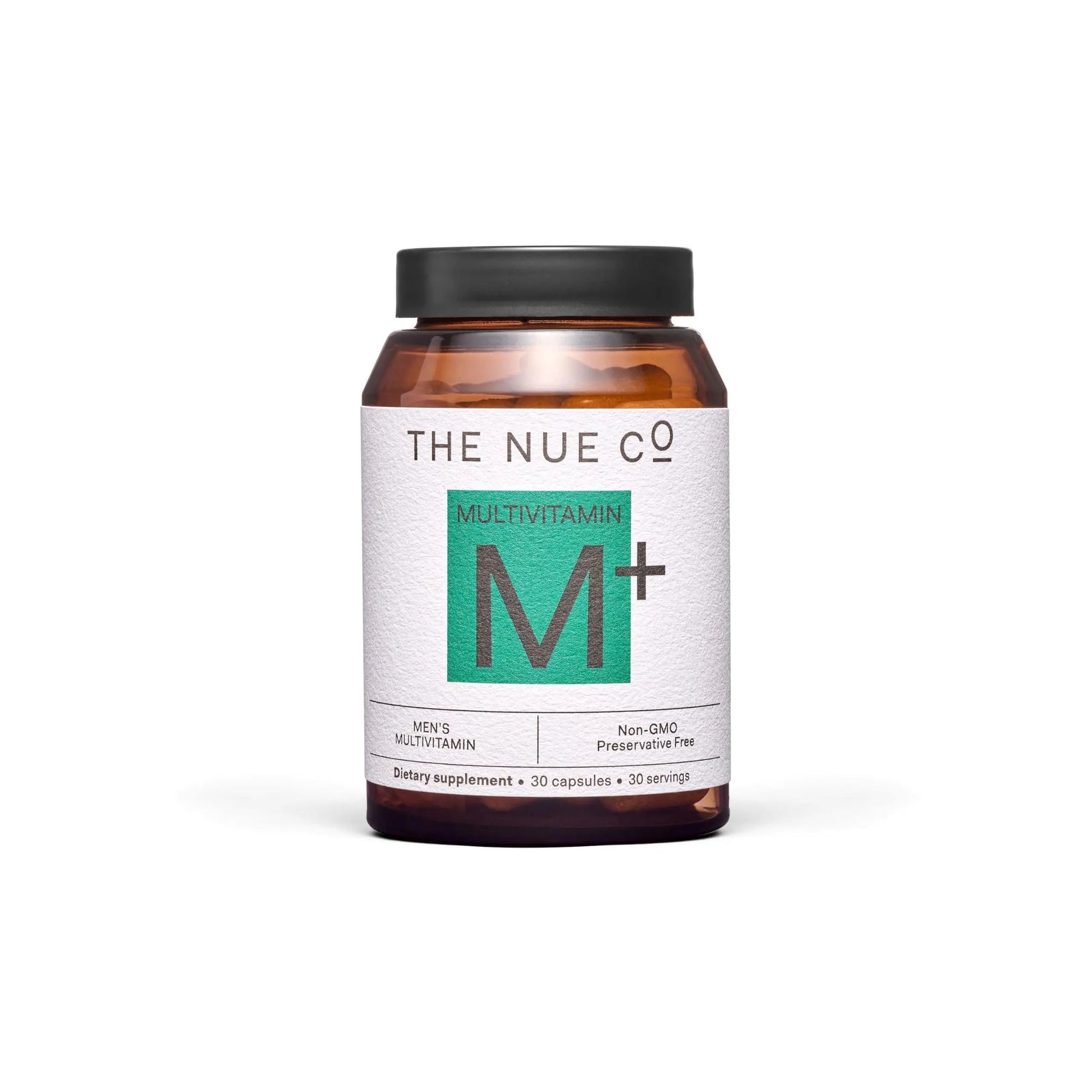 The Nue Co. Men's MULTIVITAMIN Supplement, Supports Energy, Immunity, Focus, Vegan, Gluten Free, 30 Capsules The Nue CoAu supplements