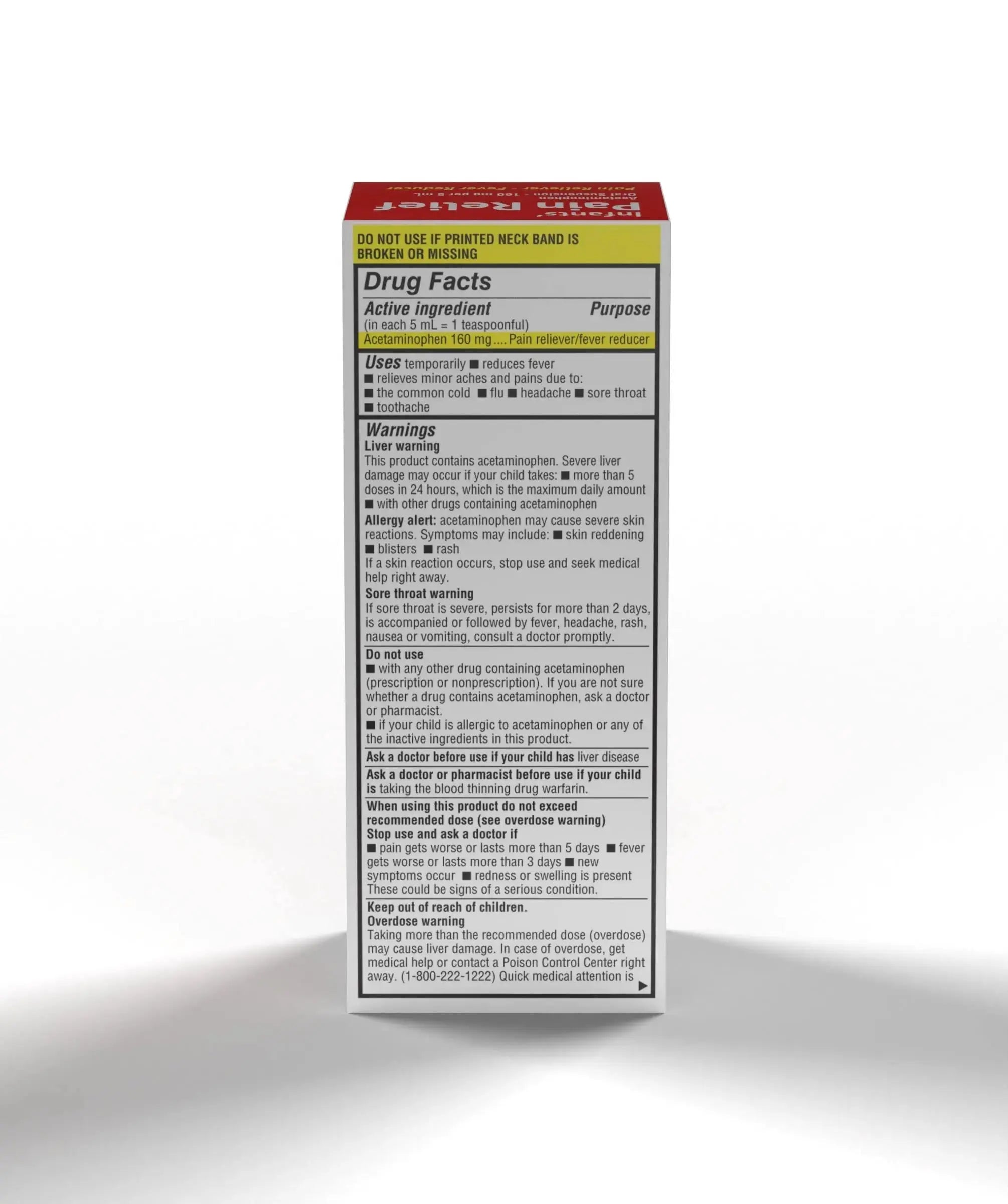 Children's Pain & Fever Acetaminophen Oral Suspension GenericAu supplements