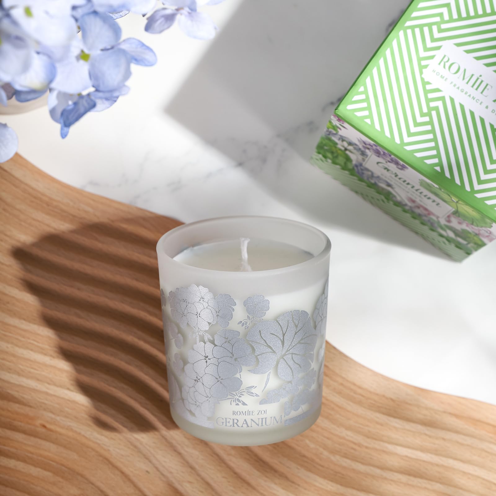 ROMIIE ZOI Scented Candle - Geranium - 6oz Aromatherapy Soy Wax Jar Candle for Home, Gifts for Women ROMIIE ZOIAu supplements