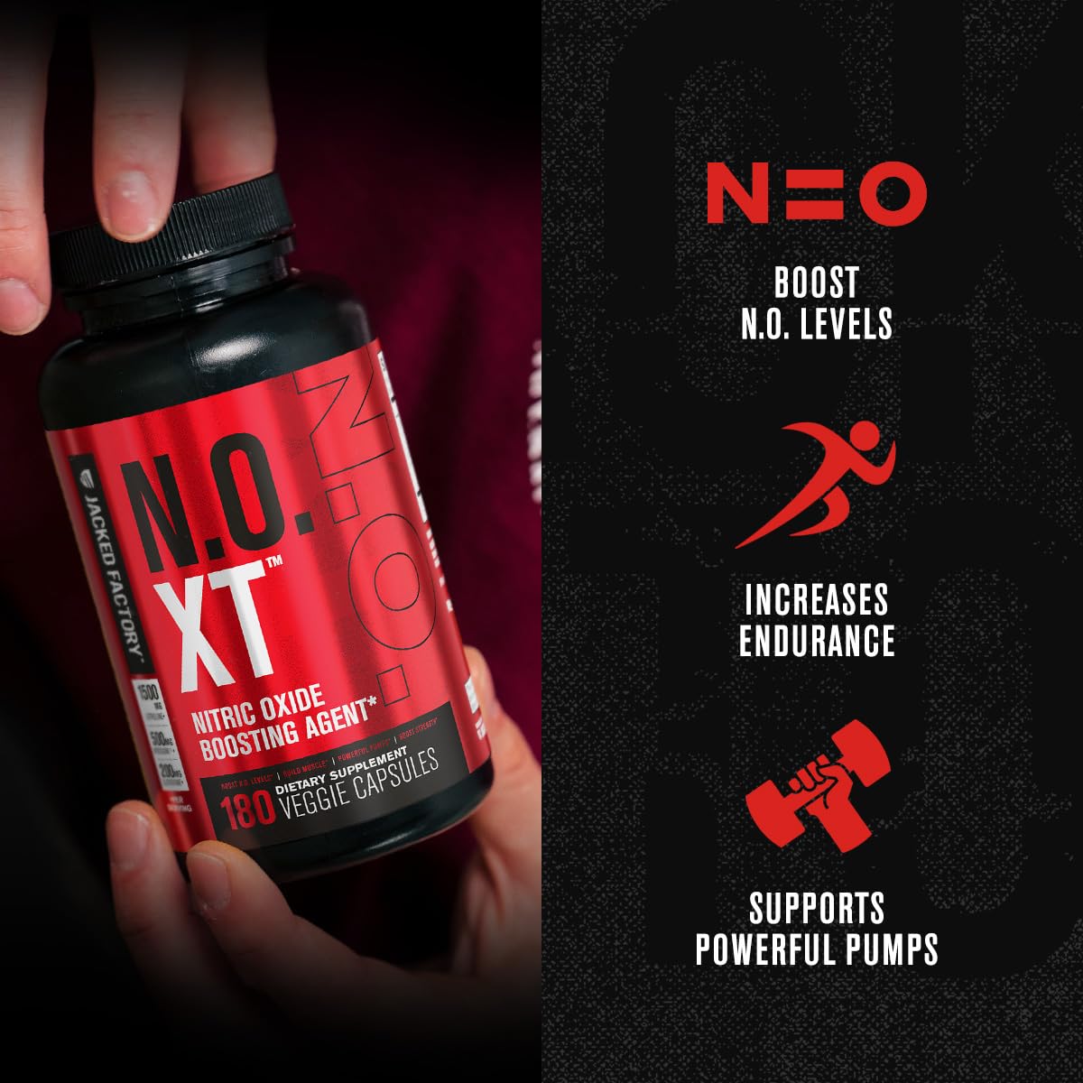 Jacked Factory Muscle Builder Supplement Stack - Build-XT Muscle Builder & N.O. XT Nitric Jacked FactoryAu supplements
