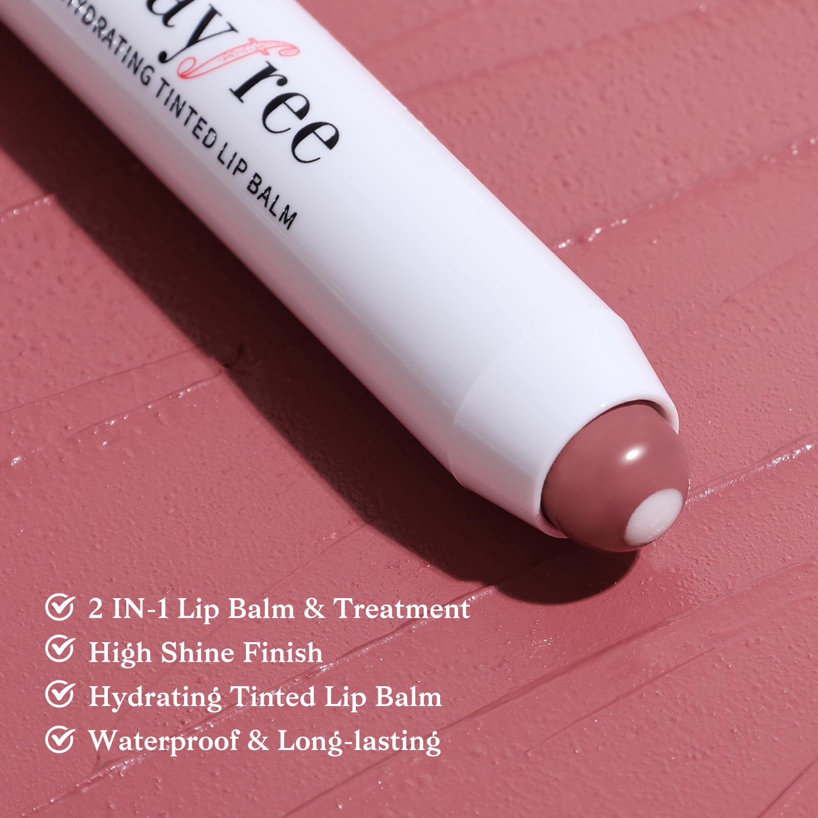 bayfree Tinted Lip Balm Plumper, Glossy, Pump Lips, Lightweight, Moisturize & Tint with Jojoba Seed Oil, Vegan Lipbalm Lip Care, Vintage Violet bayfreeAu supplements