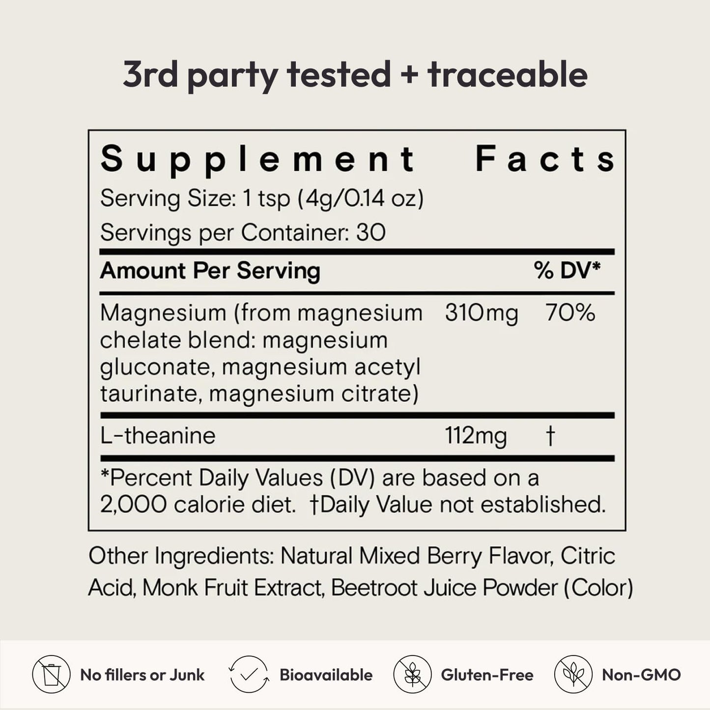 Moon Juice Magnesi-Om Magnesium Powder Supplement - Chelated Magnesium Complex + L-Theanine Blend for Rest, Relaxation & Regularity Moon JuiceUS supplements