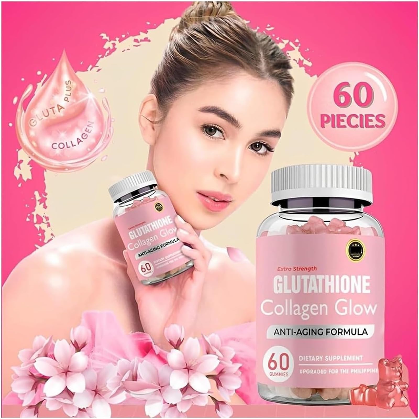 Caduola Glutathione Collagen Glow Gummies, Glutathione Collagen Glow Gummies CaduolaAu supplements
