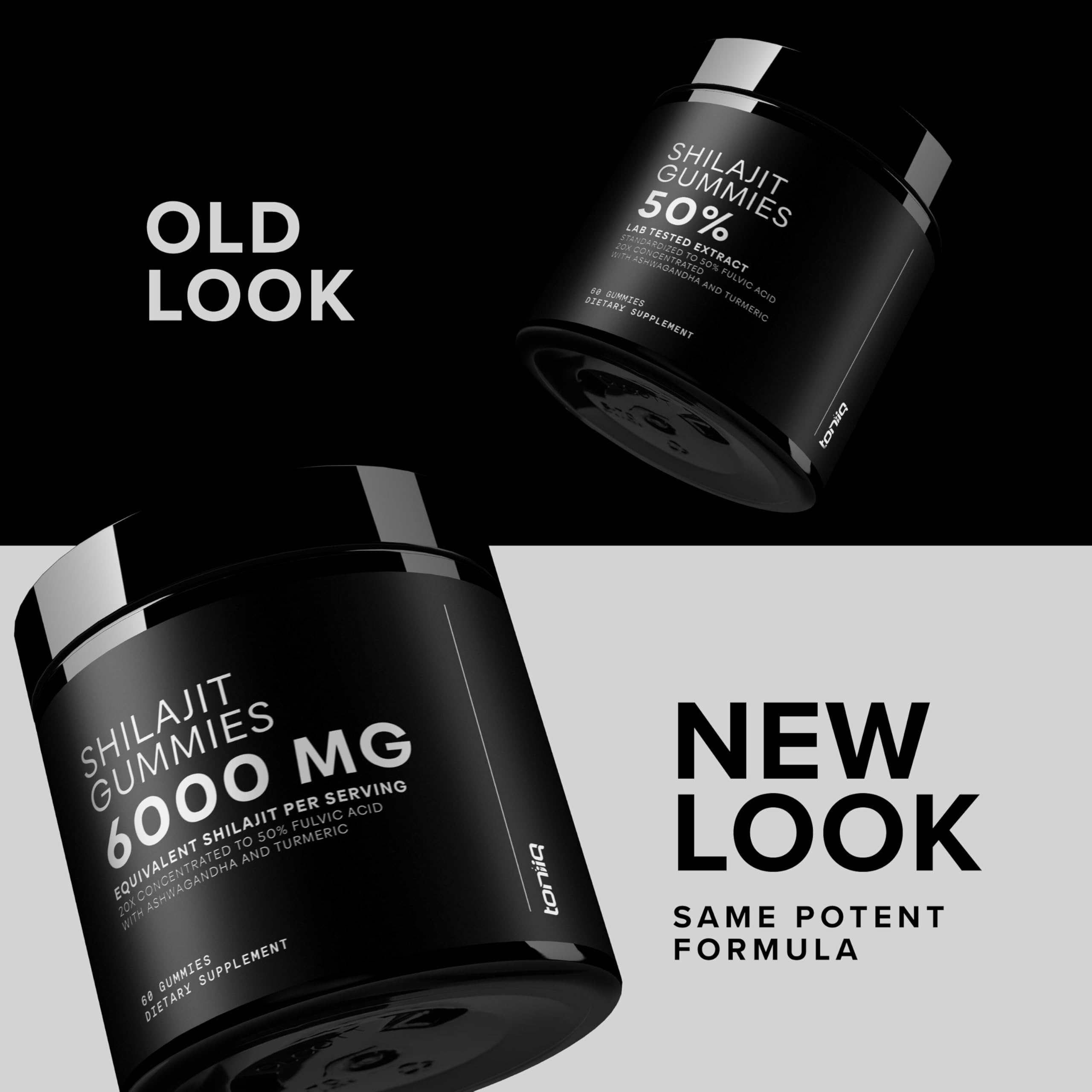 Shilajit Gummies 6000mg Equivalent (3X Stronger) – Himalayan Sourced + Ashwagandha + Turmeric – Lab Tested ToniiqAu supplements