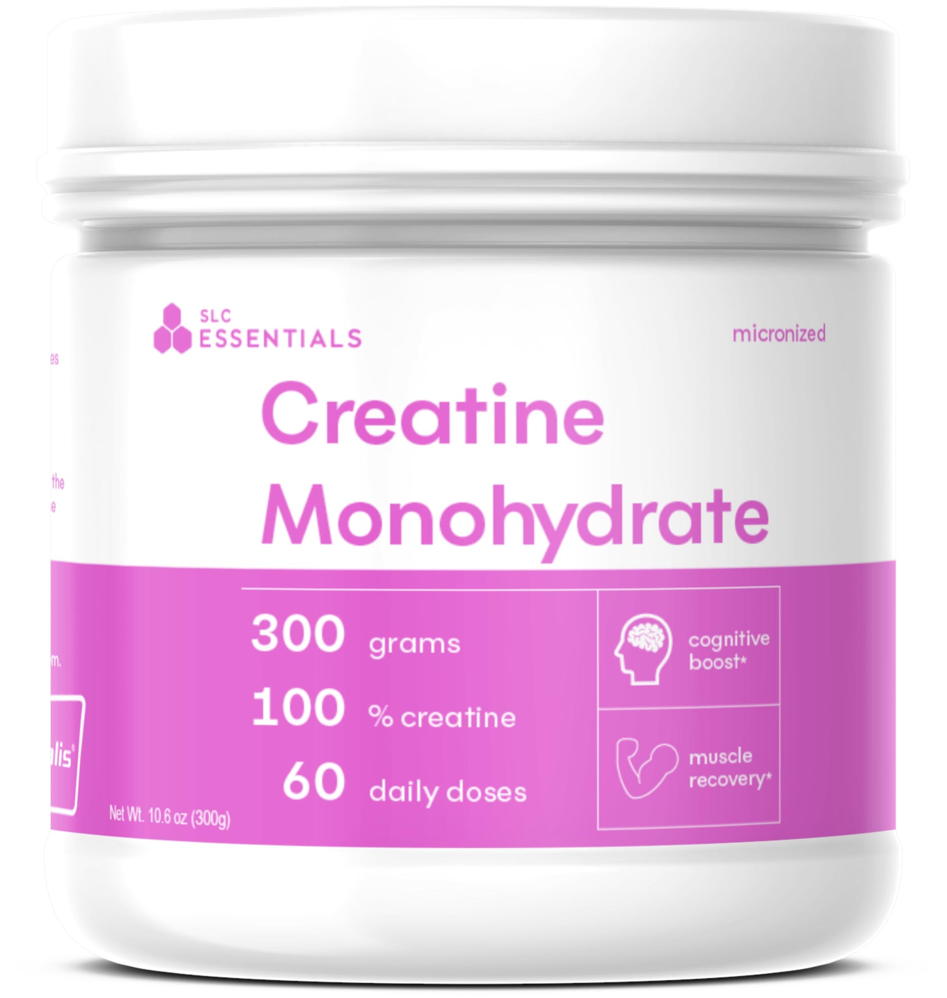 SLC Essentials Creatine Monohydrate Powder | 100% Pure Micronized Creavitalis® | German-Made | Unflavored, No Fillers | Supports Muscle Strength, Recovery, & Cognitive Energy | 5g Servings SLC EssentialsAu supplements