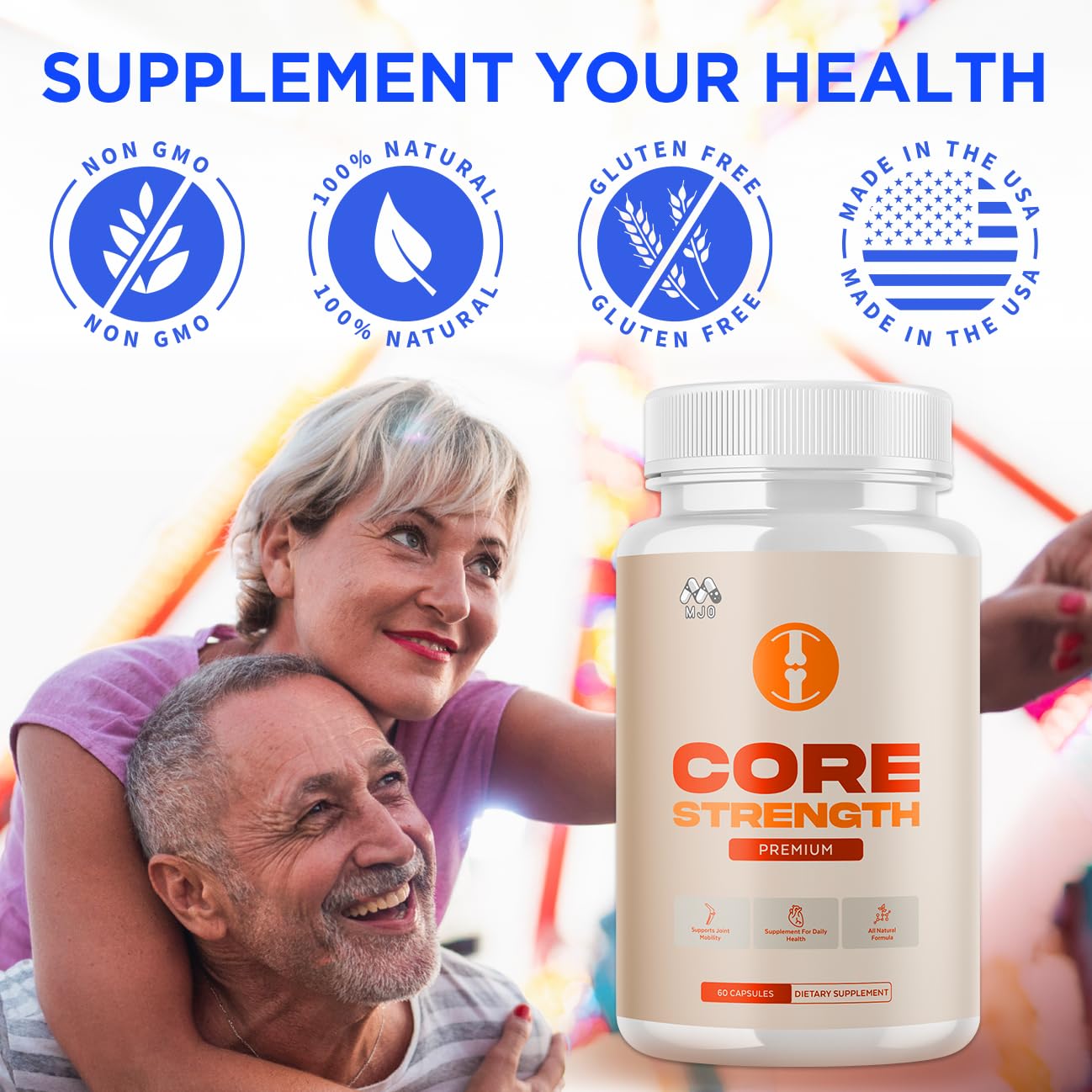 (2 Pack) Core Strength Supplement for Joint Support, Official Core Strength Joint Pills with All Natural Ingredients, Advanced Health & Wellness Support with Max Strength Multivitamins (120 Capsules) MJOAu supplements