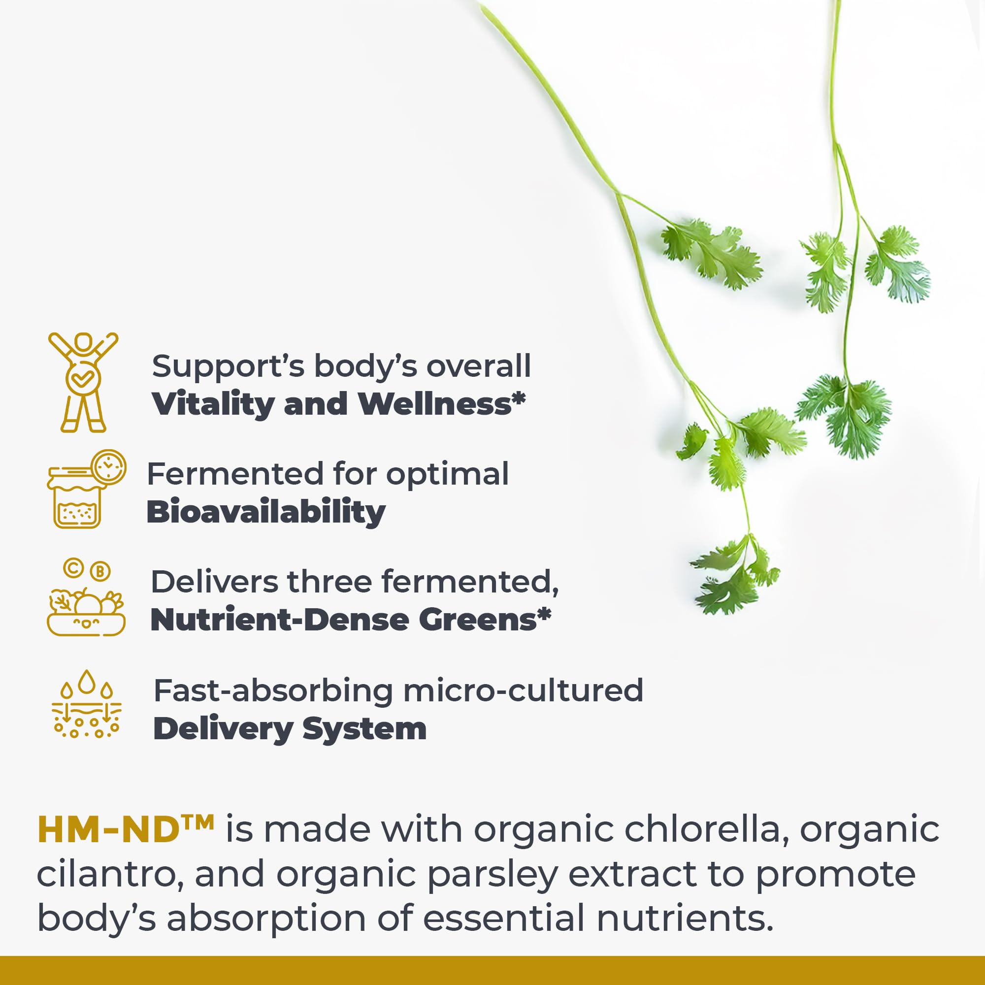 Premier Research Labs Fermented HM-ND - Cilantro, Parsley, and Chlorella Liquid, Full Body Detox and Cleanse for Men and Women, Cilantro Supplement with Organic Herbal Extracts - 8 Fl Oz Premier Research LabsAu supplements
