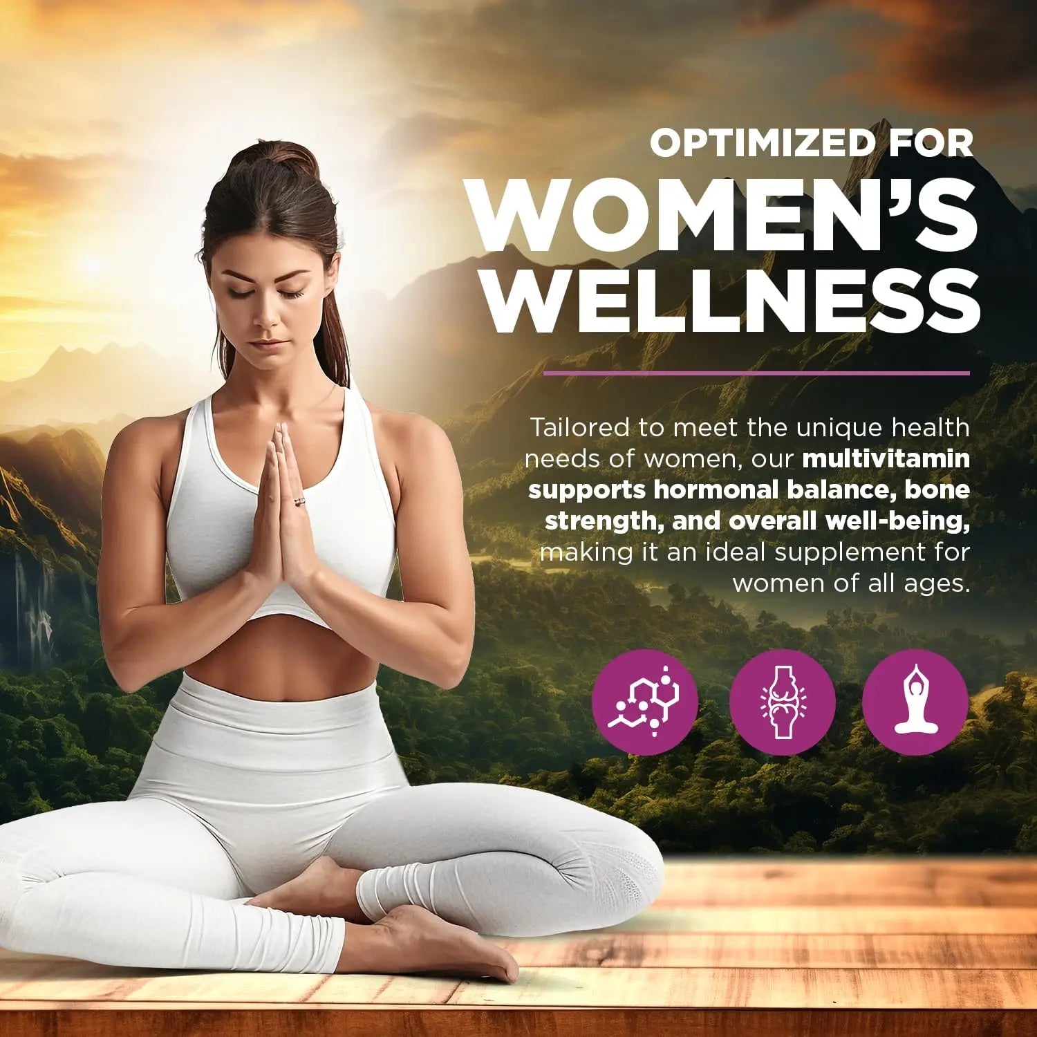 Built by Nature Vitamins for Women – Women's Complete Daily Multivitamin Supplement with A, B, C, D, E, Iron, Calcium, Magnesium and Multi Minerals Built by NatureAu supplements