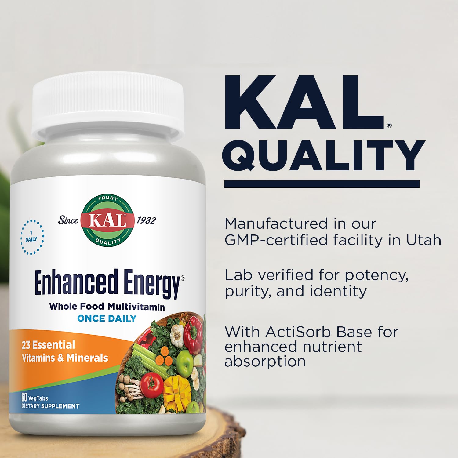 KAL Enhanced Energy Tablets, 60 Count KALAu supplements