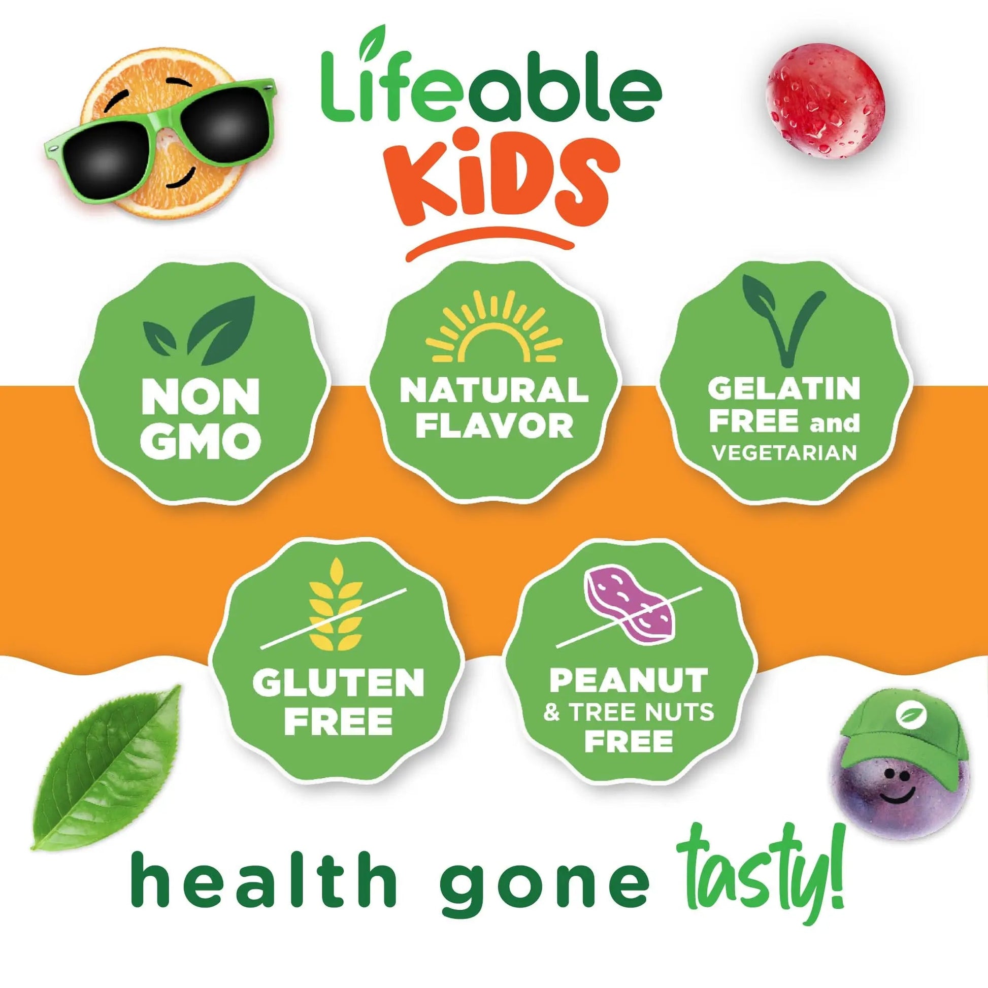 Lifeable Kids Multivitamin with Iron Gummies | Great Tasting Vitamins for Kids | Vegetarian Non-GMO Childrens Multivitamin | 90 Gummies LifeableAu supplements