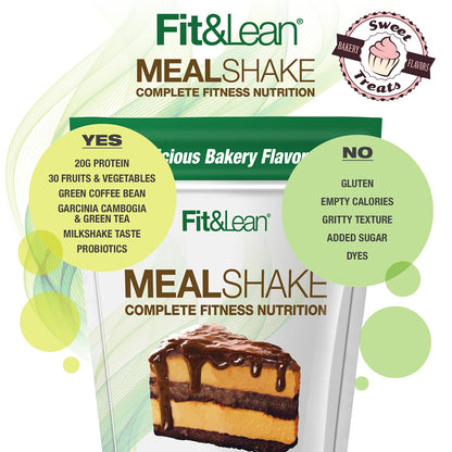 Fit & Lean Meal Shake Meal Replacement with Protein, Fiber, Probiotics and Organic Fruits Fit & LeanUS supplements