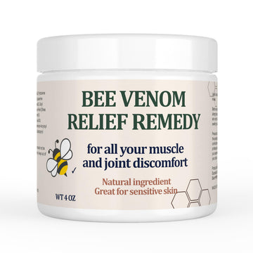 Natural Organic Bee Venom Muscle & Joint Cream, Extra Effective Muscle & Joint Care, for Neck, Hand, Feet, Knee, Muscles, Shoulder, Wrist, Elbow, Ankle, Foot Aches, Arnica, Vitamin B6 KOKOMAANEAu supplements