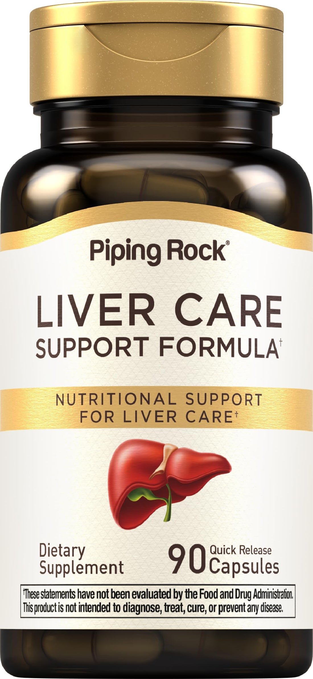 Piping Rock Liver Cleanse Complex | 90 Capsules | Liver Care Support Formula | Non-GMO, Gluten Free Supplement Piping RockAu supplements