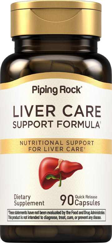 Piping Rock Liver Cleanse Complex | 90 Capsules | Liver Care Support Formula | Non-GMO, Gluten Free Supplement Piping RockAu supplements