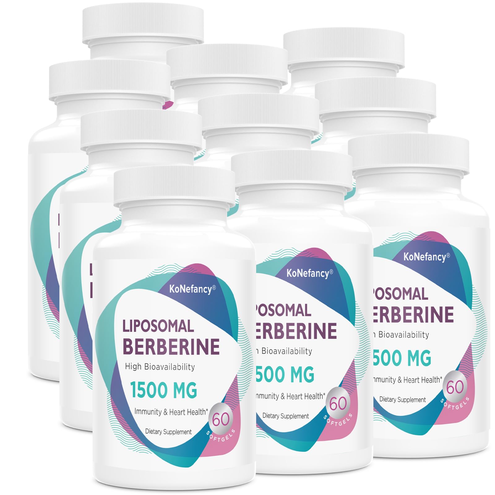 Berberine HCL Supplement 1500mg - High Bioavailability Liposomal Berberine Capsules KoNefancyUS supplements