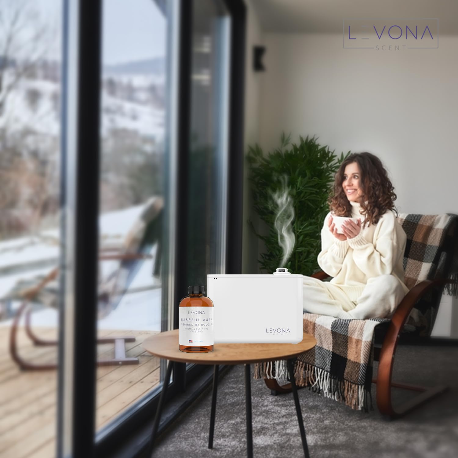 Levona Scent Essential Oils for Diffuser: Blissful Aura with Notes of Amber, Musk & Jasmine LEVONA SCENTAu supplements