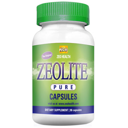 Zeolite Pure Capsules | Zeolite Detox, Extra Strength | Pure, Full Body Cleanse for Women Zeo HealthUS supplements