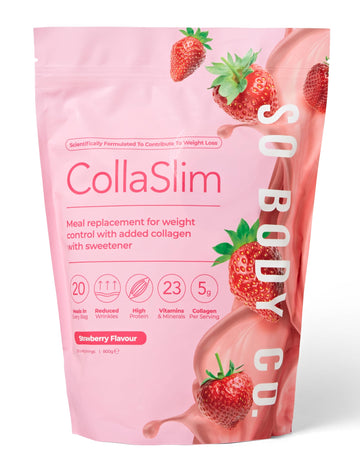 CollaSlim, Meal Replacement Shake with Added Collagen, Vitamins and Minerals, 800g So Body CoAu supplements