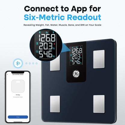 GE Smart Scale for Body Weight and Fat Percentage with All-in-one LCD Display GEUS supplements