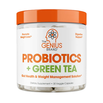 Genius Probiotics for Weight Loss with Green Tea Extract - Fat Burner Supplement & Digestive The Genius BrandAu supplements