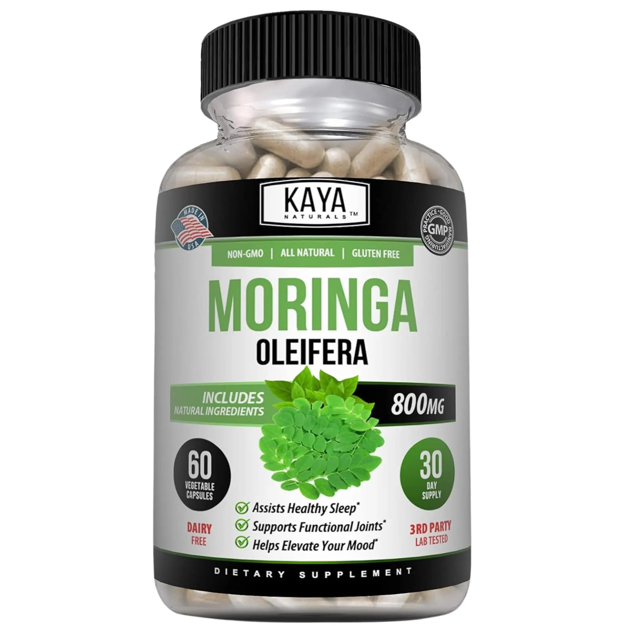 Kaya Naturals Moringa Leaf Extract - Complete Greens Superfood Supplement - Pure Miracle Tree Moringa - Boost Energy Naturally Kaya NaturalsAu supplements
