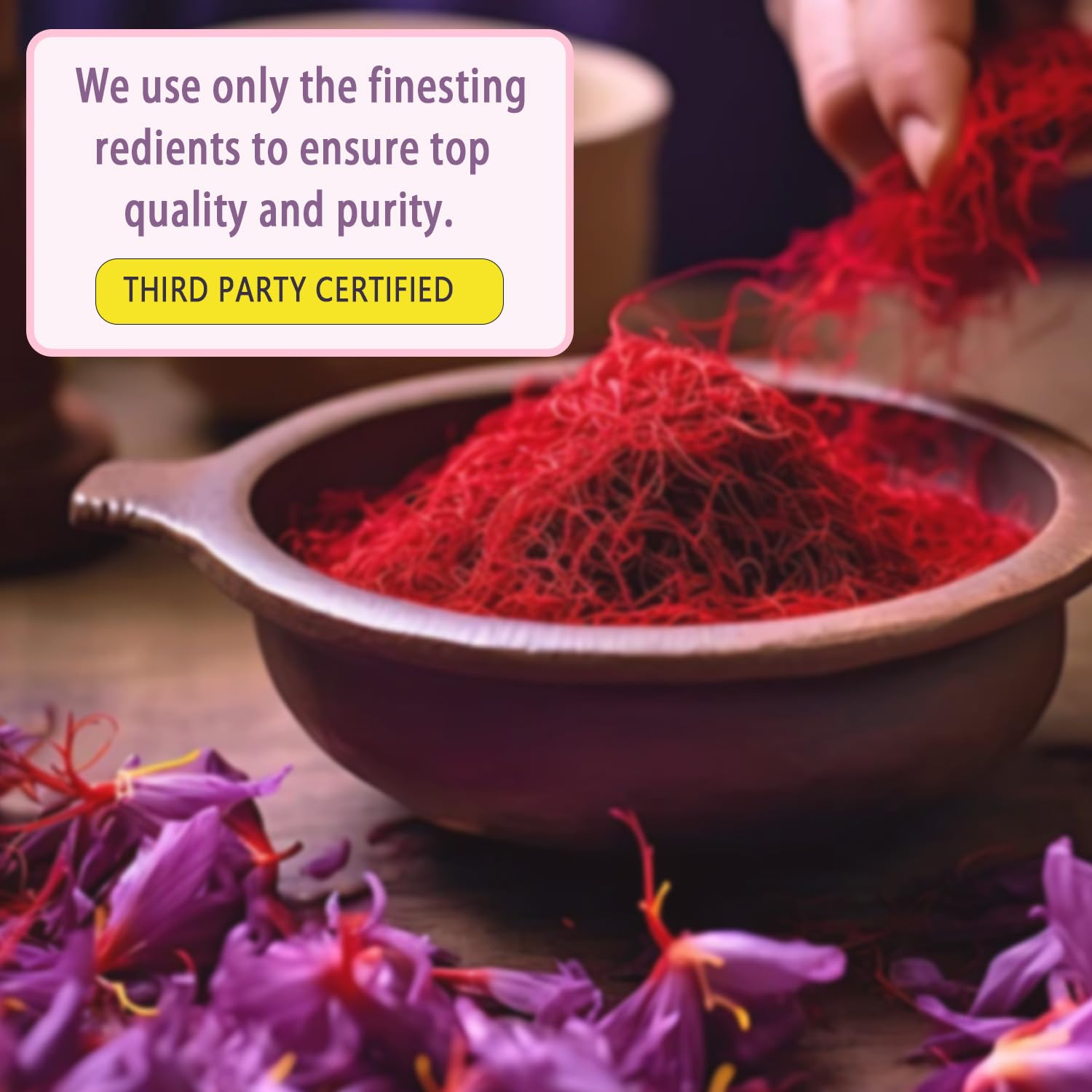 Auren Saffron Supplements,Advanced 10-in-1 Wellness Supplement | Ashwagandha, Fat-Soluble Vitamin C, Saffron Extract, Magnesium, Turmeric | 60 Vegan Capsules | Non-GMO OnswildcAu supplements