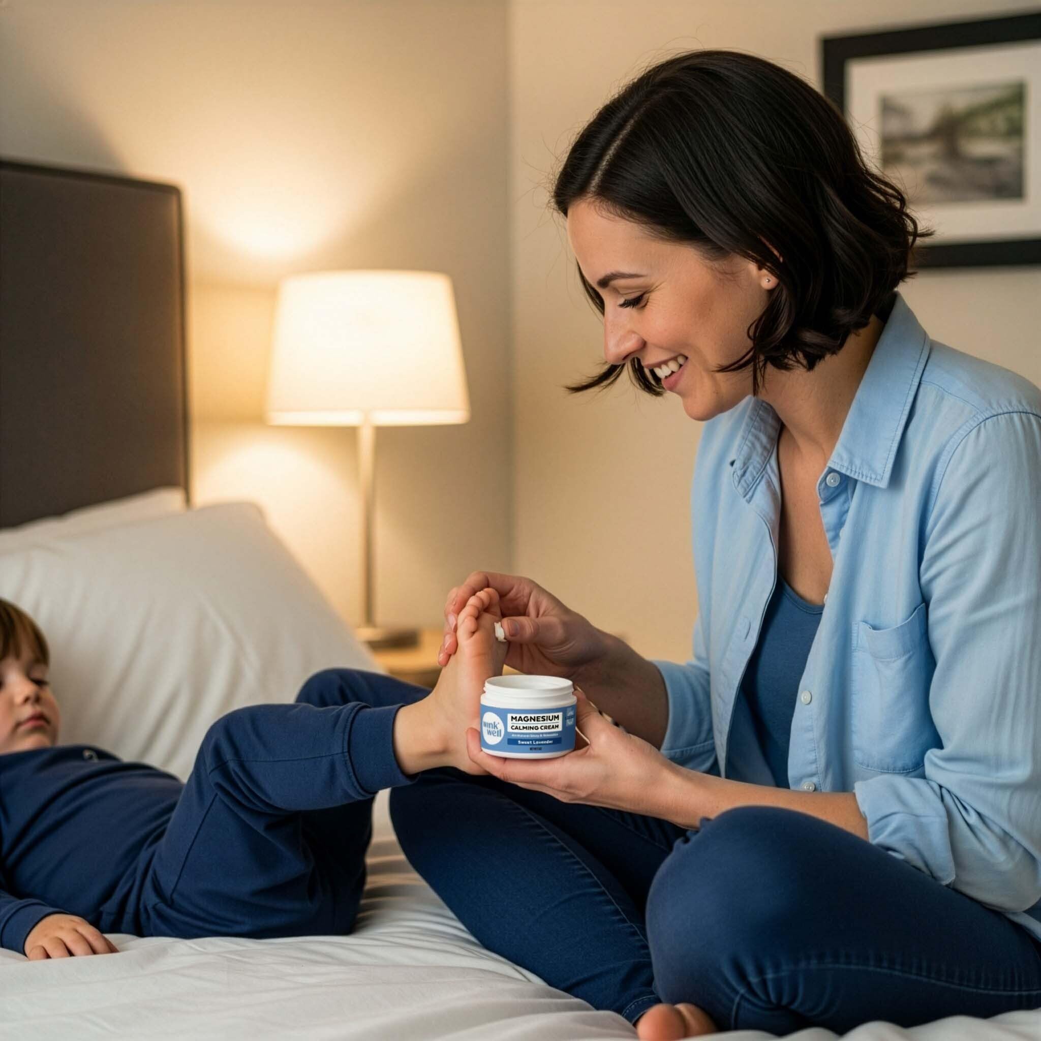 Wink Well Magnesium Calming Muscle and Joint Cream for Nighttime Relaxation Wink NaturalsAu supplements