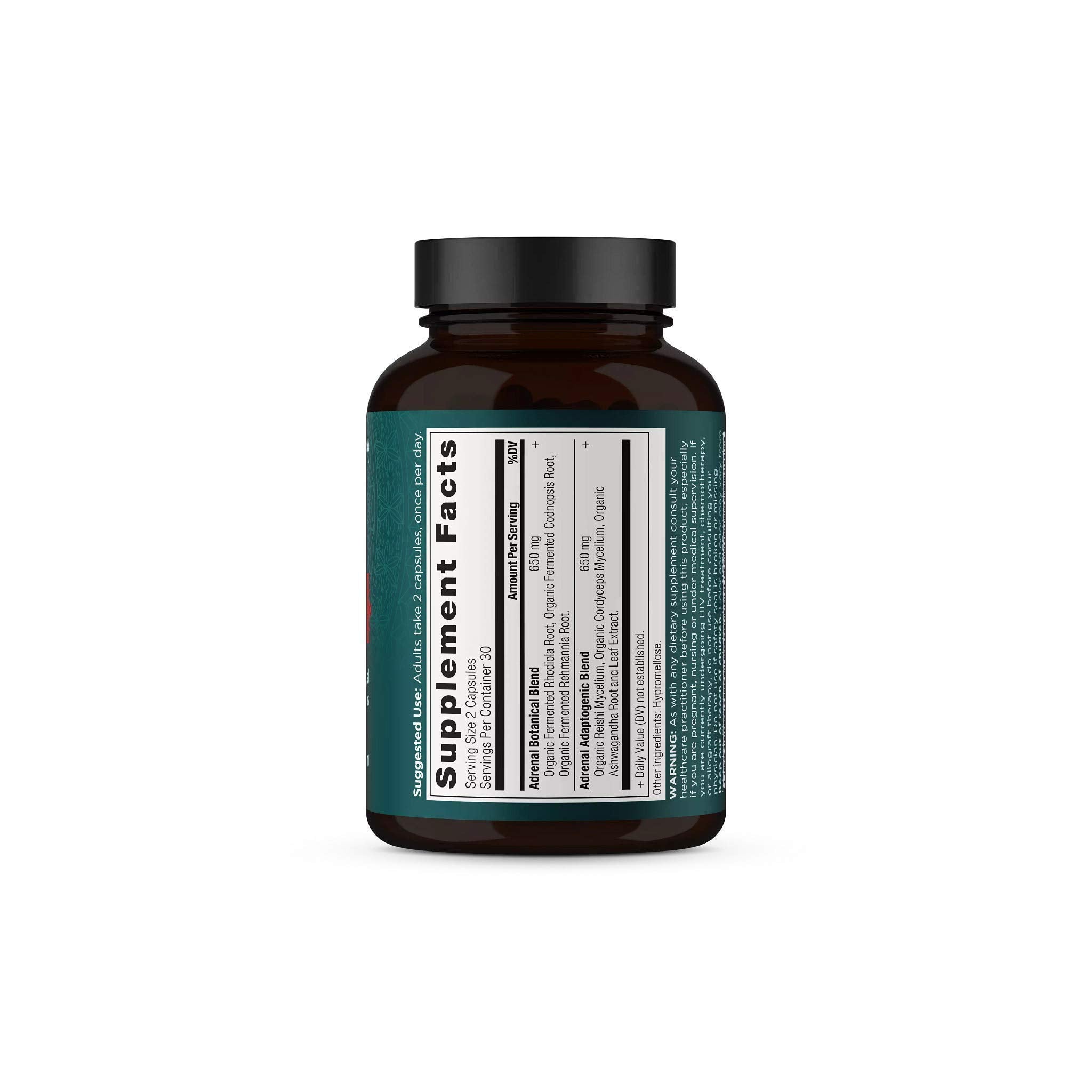Ancient Nutrition Adrenal Support with Ashwagandha Supplement, Helps Reduce Stress & Fatigue, Paleo and Keto Friendly, Gluten Free, 1300mg, 60 Capsules Ancient NutritionAu supplements