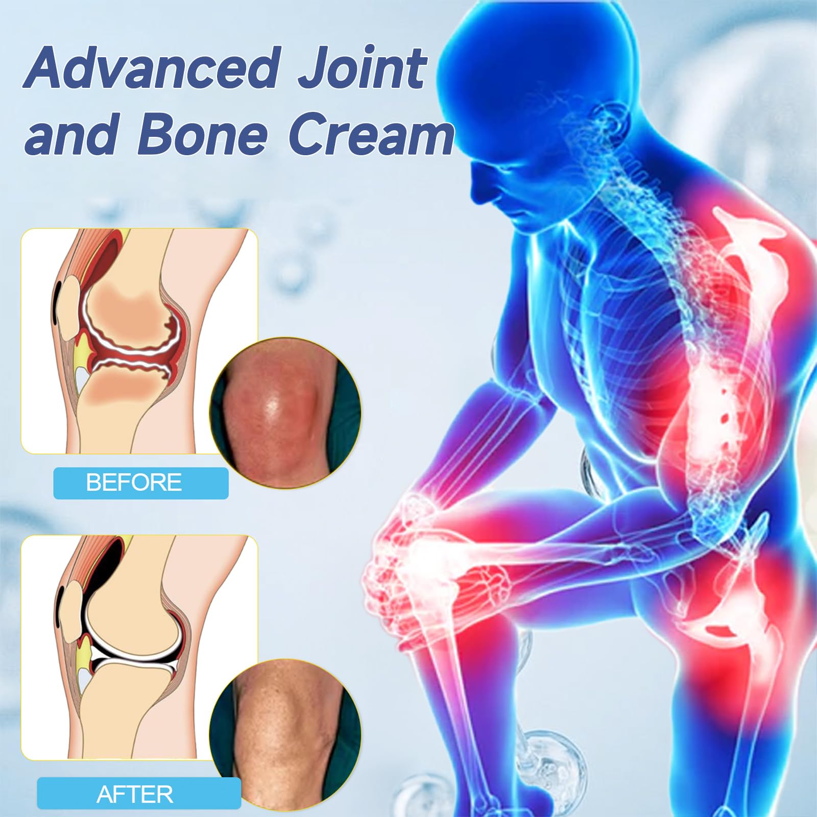 Luhaka ArthroHeal Hyaluronic Acid Joint R-epair Cream,ArthroHeal Joint Cream,Quickly relieve joint discomfort, Quickly relieve joint discomfort, suitable for joint activities throughout the body (1) LuhakaAu supplements