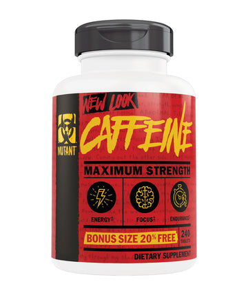 Mutant Caffeine - Pure, Restore Mental Alertness or Wakefulness When Fatigued MutantUS supplements