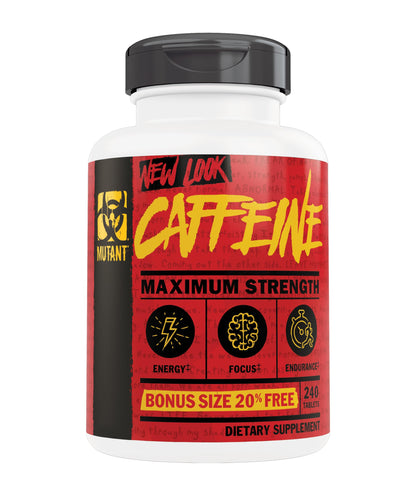 Mutant Caffeine - Pure, Restore Mental Alertness or Wakefulness When Fatigued MutantUS supplements