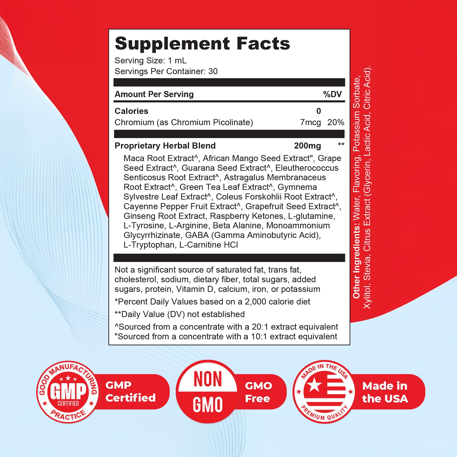 Nature’s NutriWave Free Sugar Pro – Natural Daily Wellness Drops with Chromium & Herbal Blend | Non-GMO | Easy to Use | Made in USA | 30 mL Liquid Supplement, 2 Month Supply Nature’s NutriWaveAu supplements