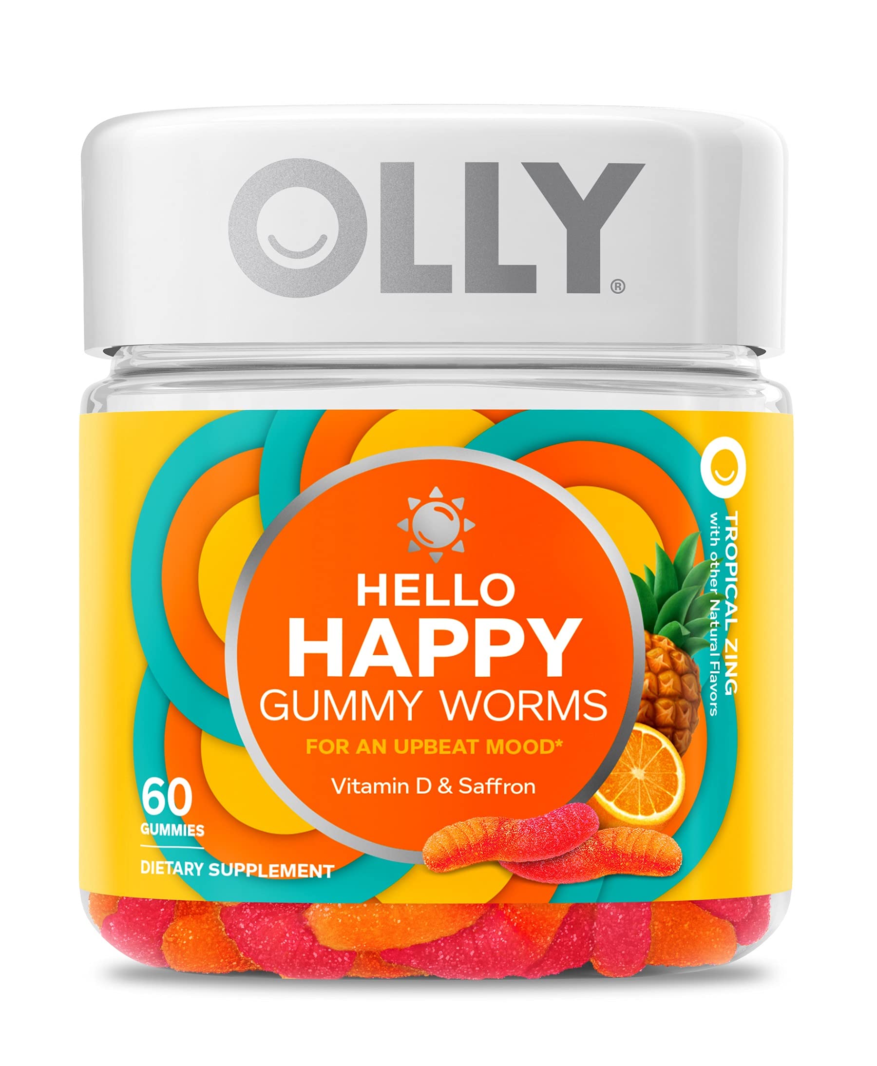OLLY Fiber Gummy Rings, 5g Prebiotic Fiber, FOS (Fructo-oligosaccharides), Digestive OLLYUS supplements